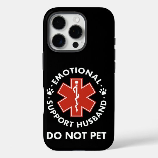 Emotionele steun man niet huisdier Case-Mate iPhone case (Achterkant)