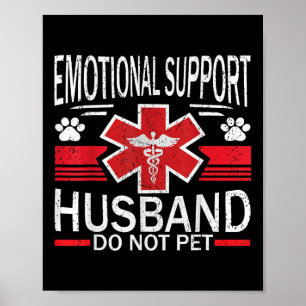 Emotionele steun man niet huisdier voor vrouwen Ma Poster