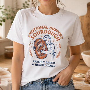 Emotionele Steun Surdeeg Funny Broodbakker T-shirt