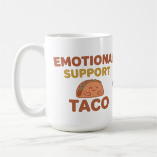 Emotionele Steun Taco Grappig Retro Kawaii Troost Koffiemok