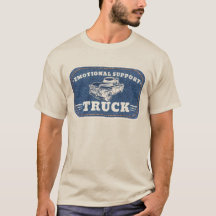 Emotionele Steun Truck Vintage Patch Ontwerp
