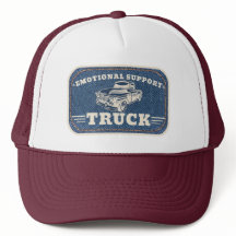 Emotionele Steun Truck Vintage Patch Ontwerp