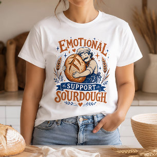 Emotionele steun Zuurdesembrood Bakker Grappig T-shirt