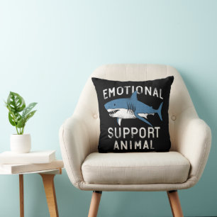 Emotionele Steundier Drol Komische Enge Haai Puntu Kussen