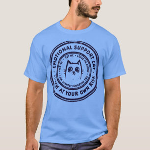 Emotionele supportkat t-shirt