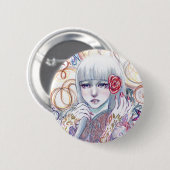 Emotionele ventilatorButton Ronde Button 5,7 Cm (Voorkant /achterkant)