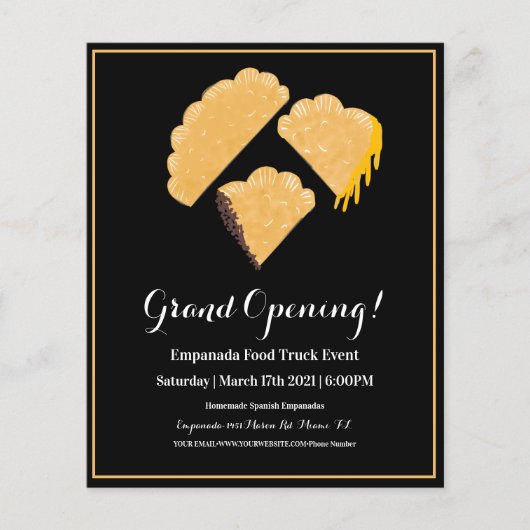 Empanada Event Food Truck Flyer (Voorkant)