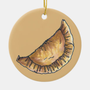 Empanadas Latijns-Amerikaans gebakken brood Keramisch Ornament