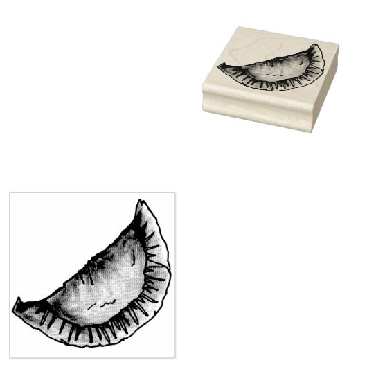 Empanadas Spaans Latijns-Amerikaans kaasdeeg Rubberstempel (Gestempeld)