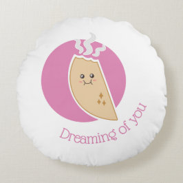 Empanadita power rond kussen