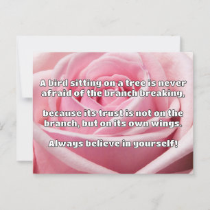 Empath Belief Positieve Aanmoediging Quote Briefkaart