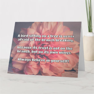 Empath Belief Positieve Aanmoediging Quote Kaart