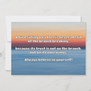 Empath Belief Positieve Aanmoediging Quote Kaart