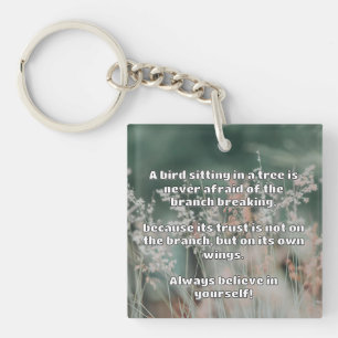 Empath Belief Positieve Aanmoediging Quote Sleutelhanger