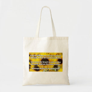 Empath Belief Positieve Aanmoediging Quote Tote Bag