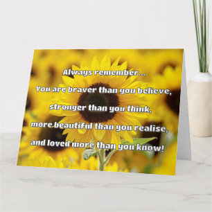 Empath Bravery Positieve Aanmoediging Quote Kaart