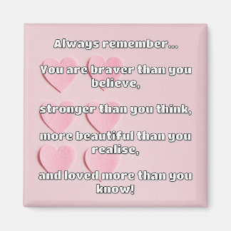 Empath Bravery Positieve Aanmoediging Quote Magneet