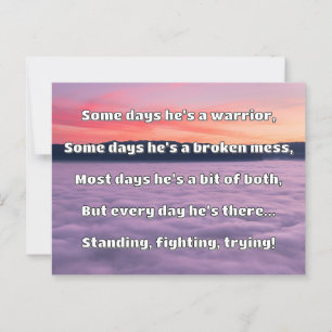 Empath Sterkte Positieve Quote Aanmoediging Briefkaart