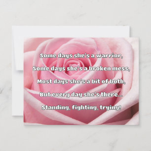 Empath Sterkte Positieve Quote Aanmoediging Briefkaart