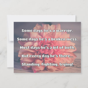 Empath Sterkte Positieve Quote Aanmoediging Briefkaart