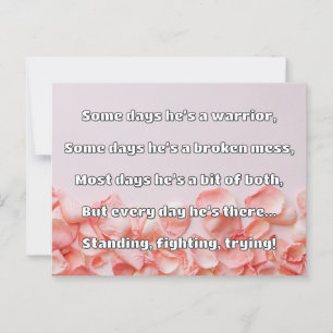 Empath Sterkte Positieve Quote Aanmoediging Briefkaart