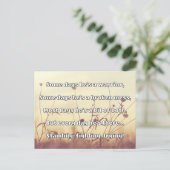 Empath Sterkte Positieve Quote Aanmoediging Briefkaart (Staand voorkant)