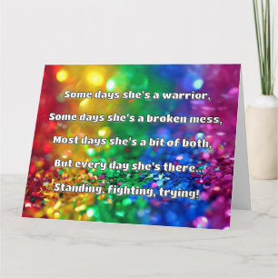 Empath Sterkte Positieve Quote Aanmoediging Kaart