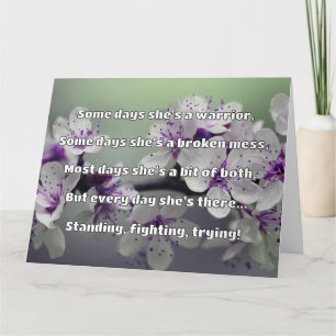 Empath Sterkte Positieve Quote Aanmoediging Kaart