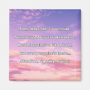 Empath Sterkte Positieve Quote Aanmoediging Magneet
