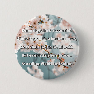 Empath Sterkte Positieve Quote Aanmoediging Ronde Button 5,7 Cm