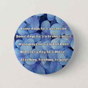 Empath Sterkte Positieve Quote Aanmoediging Ronde Button 5,7 Cm