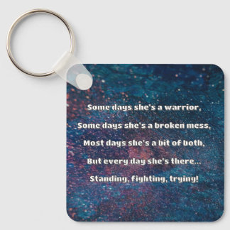 Empath Sterkte Positieve Quote Aanmoediging Sleutelhanger