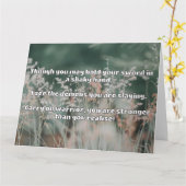 Empath Warrior Positieve Quote Aanmoediging Kaart (Gele Bloem)