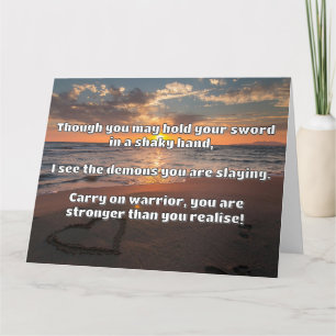 Empath Warrior Positieve Quote Aanmoediging Kaart