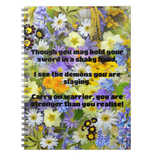 Empath Warrior Positieve Quote Aanmoediging Notitieboek