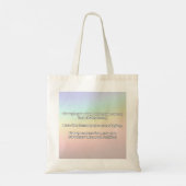 Empath Warrior Positieve Quote Aanmoediging Tote Bag (Achterkant)