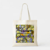 Empath Warrior Positieve Quote Aanmoediging Tote Bag (Achterkant)