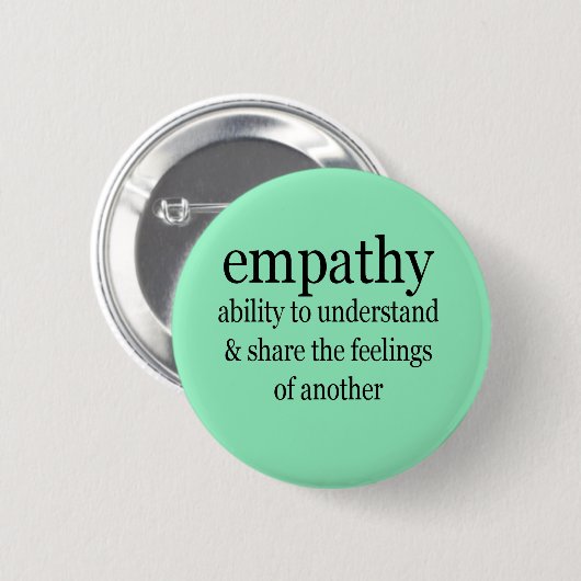 Empathie definitie ronde button 5,7 cm (Voorkant /achterkant)