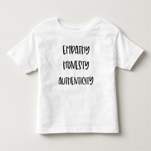 { Empathie Eerlijkheid Authenticiteit } Empowermen Kinder Shirts (Voorkant)