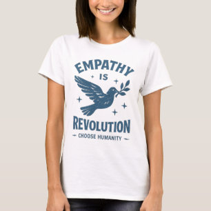 Empathie Is Revolutie Vrouwen T-shirt Vintage Acti