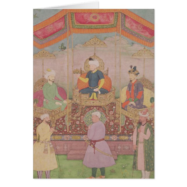 Empereur Babur de Mughal et son fils, Humayan (Devant)