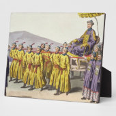 Empereur Ch'ien Lung porté à Triumph, plaque 18 f (Côté)