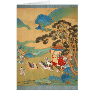 Empereur MU Wang de la dynastie de Chou dedans