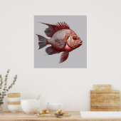 Empereur rouge - Impression de poisson (Cuisine)