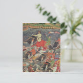 Emperor Akbar over de Ganges Briefkaart (Staand voorkant)