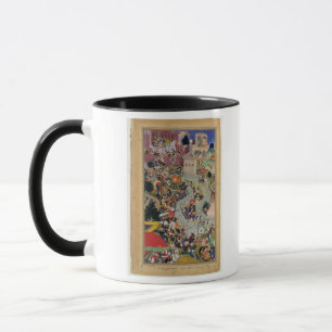 Emperor Akbar (r.1556-1605) schiet Saimal in de S Mok