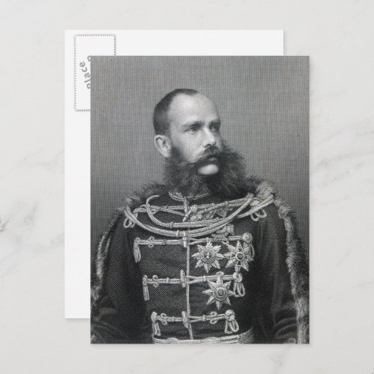 Emperor Franz Joseph I van Oostenrijk Briefkaart (Voorkant / Achterkant)