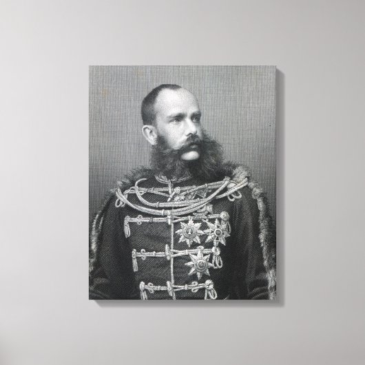 Emperor Franz Joseph I van Oostenrijk Canvas Afdruk (Voorkant)