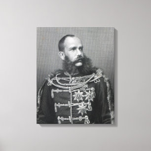 Emperor Franz Joseph I van Oostenrijk Canvas Afdruk