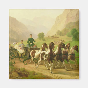 Emperor Franz Joseph I van Oostenrijk Magneet